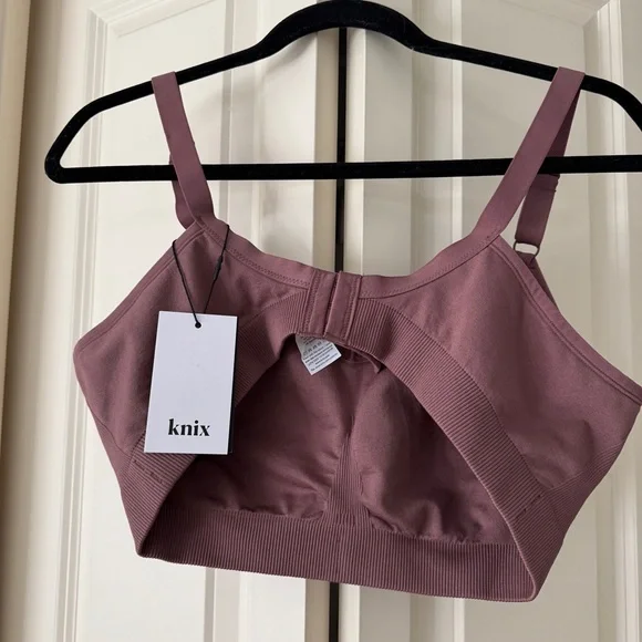 NEW with tags Knix Good to Go Vintage Plum Seamless Bra XL - Picture 6 of 6